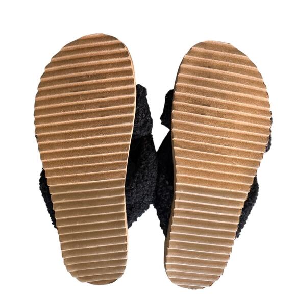 NEW Treasure & Bond Women's Davina Faux Shearling Slide Sandal Size 10 - Picture 4 of 5